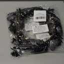 2 x HPMAISON Handmade Gothic Dark Fairy Crown Medieval Floral Butterfly Feather Headpiece Black Fairy Tiara Headband Renaissance Halloween Witch Cosplay Hair Accessory Elf Costume for Woman Goth Wedding