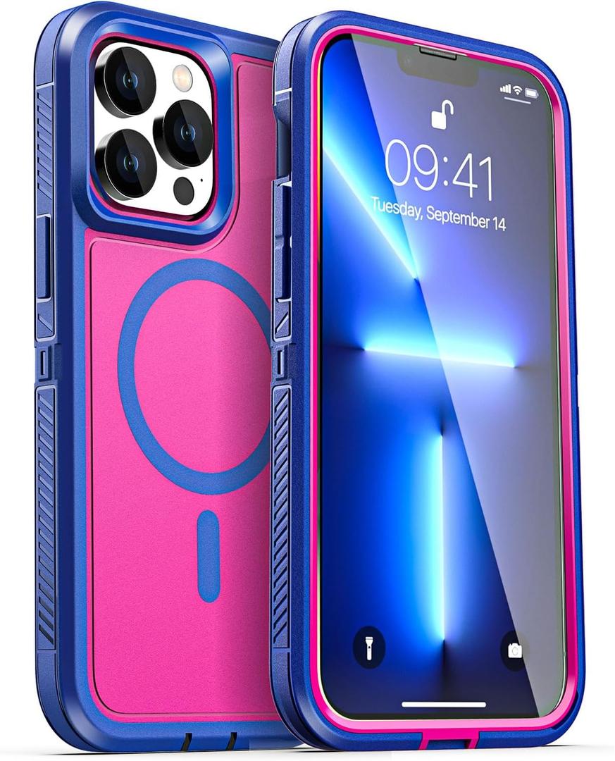 AICase for iPhone 13 Pro Max Case [Compatible with Magsafe],Magnetic Heavy Duty Drop Protection Full Body Rugged Shockproof/Dust Proof Military Protective Tough Durable for iPhone 13 Pro Max 6.7"_1