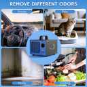 Airthereal MA5000 Commercial Ozone Generator, High Capacity Ozone Machine Odor Removal - Home Air Ionizers O3 Deodorizer for Rooms, Smoke, Cars and Pets, Eliminate Odors up to 2000sq.ft., Blue