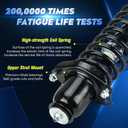 Rear Strut Assembly & Sway Bar Links for 2003-2008 Toyota Corolla, Matrix, Pontiac Vibe, Shock Absorbers Replace 171373L 171373R 4PCS