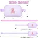 Birthday Gifts for 4 5 6 7 8 9 10 11 12 13 Year Old Girls,Gifts for Teens Kids Daughter Sister Her,Two Way Zipper Crossbody Bag Fanny Pack Belt Bag Cute Trendy Stuff - Lavender,A