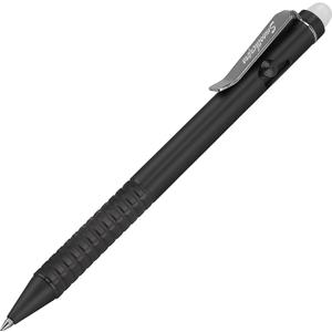 SMOOTHERPRO Bolt Action Pen, Stainless Steel Erasable Ballpiont Pen Compatible with Pilot FriXion Refill, EDC Pen for Writing, Black (SSF020S)