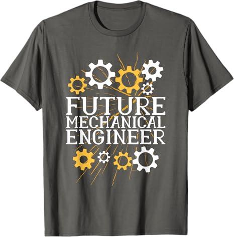Future Mechanical Engineer, Mechanical Engineer Men Women T-Shirt, Size: M