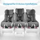 Clek Foonf Convertible Car Seat with Rigid Latch System, Crumple Zone Safety System, Adjustable Headrest, Reclining Design, Anti-Rebound Bar & Flame Retardant-Free (Vintage Ziip) MFD: 06-24-35