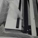 DUMOS L Shaped Desk 47 Inch Computer Desk Gaming Furniture Corner Desks Home Office PC Table with Reversible Storage Shelves for Writing Working Study Bedroom Dorm, Modern Black