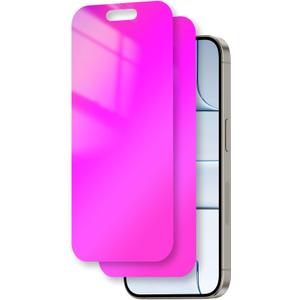 for iPhone Air Privacy Screen Protector 6.5 inch Gradient Colorful 17 Air Tempered Glass 28 Anti-Spy Private Anti Blue Light Full Coverage HD Easy Installation Frame 2 pack