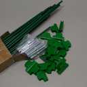 Garden Hoops for Raised Beds, 36pcs Greenhouse Hoops Grow Tunnel, 8ft Rust-Proof Fiberglass Frame for Garden Netting, Row Cover, Protecting Outdoor Plants