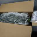 National Tree Company 6 ft Pre-lit Artificial Christmas Tree, North Valley Spruce, 300 Clear Lights, Hinged Branches, 800 Branch Tips, Includes Stand, Green