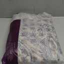 jinchan Linen Textured Curtains for Living Room Darkening 54 Inch Length, Medallion Drapes for Bedroom, Damask Pattern Window Treatments Vintage Curtain Panels, 2 Panels Blue on Greige