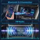 Car Radio for Nissan Altima 2013-2018, Support Wireless Carplay Android Auto, 9' Touch Screen GPS Navigation Head Unit, FM Bluetooth Car Stereo