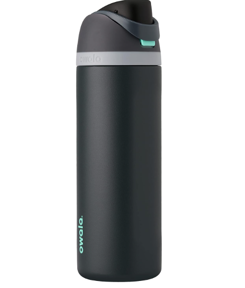 Owala FreeSip Insulated Stainless Steel Water Bottle with Straw for Sports, Travel, and School BPAFree Sports Water Bottle, 40 oz, Foggy Tide