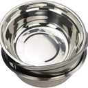 4-Pack Large Stainless Steel Mixing Bowls/Metal Prep Bowls, 10-Inch