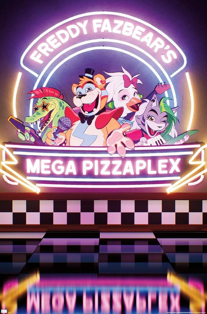 Trends International Five Nights at Freddy's: Security Breach - Mega Pizzaplex Wall Poster, 34L x 22.4W, Unframed Version