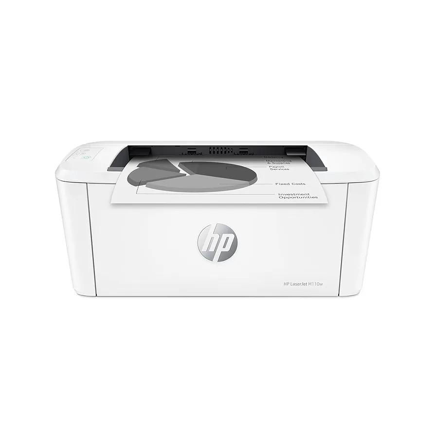 HP LaserJet M110w Wireless Black & White Printer, Print, Fast speeds, Easy setup, Mobile printing, Best for small teams