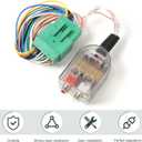 Subwoofer Amplifier Wire Harness, High to Low Wiring Harness Radio System Adapter, Waterproof Plug and Play RCA Converter, Compatible with GMC Chevrolet (Multicolored)