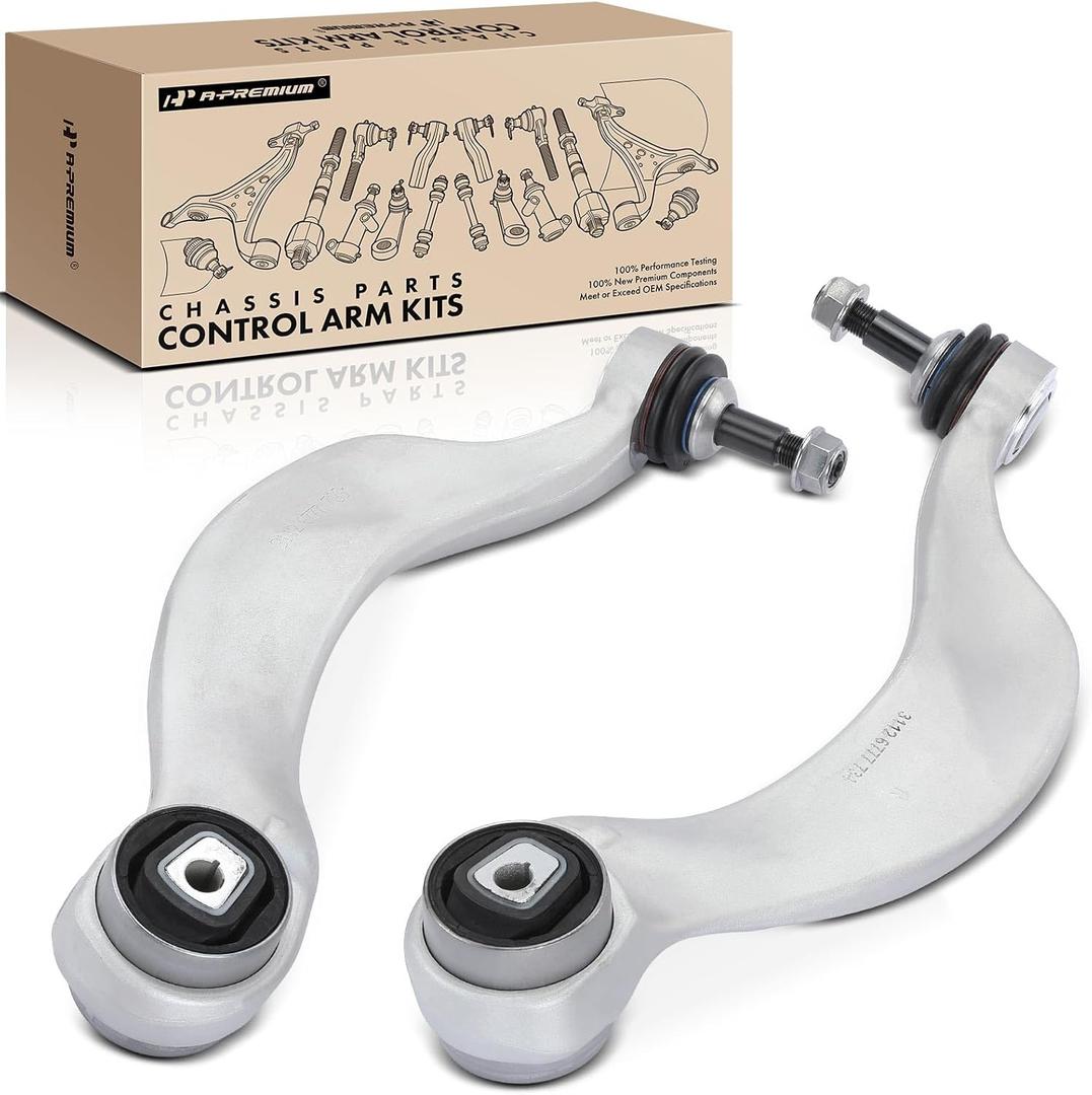 A-Premium 2 x Front Forward Lower Control Arm Compatible with BMW Vehicle - 2010-2019 - 528i xDrive, 535d xDrive, 535i xDrive, 550i xDrive, 535i GT xDrive, 550i GT xDrive, 750i, 750Li, 740Li xDrive