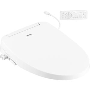 Moen EB1500-E 3-series Electronic Bidet Toilet Seat with Heated Seat and Remote Control - White, Adjustable Temperature and Pressure, Self-cleaning Nozzle, Comfort, Hygienic