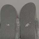 KuaiLu Women's Fluff Dual Memory Foam Slippers Ladies Cozy Arch Support Warm Scuff Slippers Slip on Comfy Winter House Shoes with Non-Slip Indoor Outdoor Hard Sole (10, Grey)