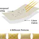 OTOSTAR Set of 4 Waterproof Throw Pillow Covers 16x24 Inch Farmhouse Geometric Square Pillow Cases for Couch Patio Furniture Balcony Garden Outdoor DecorationGeometry40-Yellow