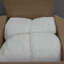 ELEMUSE King Size Extra Thick Fusion Goose Down Feather Filled Mattress Topper, Plush Fluffy Double Layer Pillowtop Mattress Pad Cover, Soft Featherbed with 8-21 Inch Deep Pocket