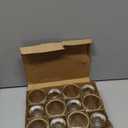 OBTANIM 12 Pack Shot Glasses, 1.5 oz Clear Shot Glass Cups Set with Heavy Base for Bar Restaurants Home