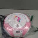 TINYGEEKS Tunes Kids Boombox CD Player for Children - FM Radio - Includes Batteries - Pink Radio - CD Player with Speakers for Children and Toddlers - Pink