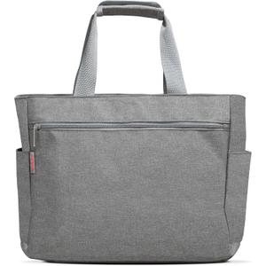 Grey Breast Pump Tote - Convenient for Carrying Pump, Bottles, and Pumping Essentials on-The-go