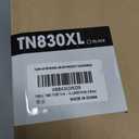 TN830XL TN830 XL/V/R Toner Compatible Replacement for Brother TN830XL TN-830 XL Black for HL-L2460DW DCP-L2640DW MFC-L2820DW L2820DWXL 2405W L2400D L2480DW Toner TN830 V/R,4P