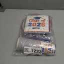 Red and Blue Graduation Decorations Dinnerware Set, Class of 2026 Graduation Plates and Napkins, Graduation Plates and Cups and Napkins Set for Congrats Grad Party Decorations, Serve 25