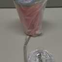 BJPKPK Insulated Tumbler 20 oz Stainless Steel Coffee Travel Thermal Cup With lids And Straws,Light Pink