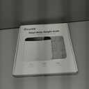 Ovutek Scale for Body Weight, Highly Accurate 450lb Digital Bathroom Scales for People, Automatic Weighing Machine for Baby, Pet, Light Items, Large LED, Sturdy and Durable Base, White