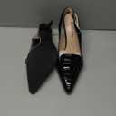 Esvowido Slingback Heels for Women Stilettos Beaded Pointed Toe Shoes Slip On Loafers Pumps High Heel Shoes for Women, 7.5