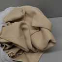 NICETOWN 100% Blackout Thermal Insulated Curtain, Noise Reducing Slider Curtain Panel with Black Lining, Full Light Blocking Patio Door Drapery (1 PC, 100-inch x 95 inches, Light Taupe=Biscotti Beige)