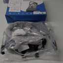 HKAI Baby Bouncer, Portable Baby Bouncer Seat for Babies 0-18 Months, 100% Cotton Fabrics, 3 Modes of use with Rocker and Stationary Options, Infant Rocker Chair with Hanging Toys-Light Grey