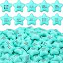 Sotiff 100 Pack Star Stress Balls Bulk Stress Relief Balls with Motivational Quotes Mini Inspirational Foam Party Favors Gifts for Kids Adults Anger Fidget Relief Exercise(Blue)