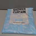 Halloween Shower Curtain Black Crow Bat and Dead Tree in Spooky Misty Forest Shower Curtain with Hooks, Scary Grey Full Moon Night Bathroom Curtains Shower Set Halloween Decor, 60X72Inches