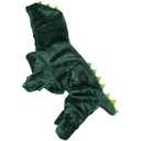 Zaldita Christmas Dog Puppy Dinosaur Clothing Costume Accessories Pet Hoodie Clothes Theme Party Photo Prop Green XL