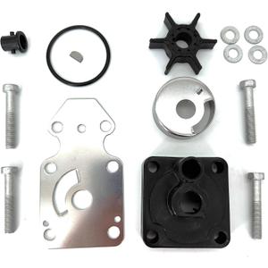 63V-W0078-01-00 Water Pump Impeller Repair Kit for Yamaha 9.9 15 hp Outboard Sierra 18-3433 63V-W0078-00-00 63V-W0078-02-00 63V-W0078-03-00 2/4 Stroke 2 Cylinders (1996-2024)