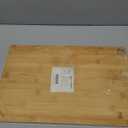 Hiware Extra Large Bamboo Cutting Board for Kitchen, Heavy Duty Wood Cutting Board with Juice Groove, 100% Organic Bamboo, Pre Oiled, 18" x 12" (Natural)