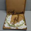 Ramadan Mubarak Wreath,Wreath Ramadan Decorations for Home Front Door,Round Metal Hoop Floral Hanging Garland for Wall Window Indoors Outdoor Farmhouse Decor