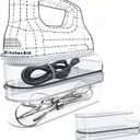 Hand Mixer Storage Case for KitchenAid KHM5/ KHM6/ KHM7/ KHM9 Series Ultra Power Speed Hand Mixers, Double layer Crylic Transparent Storage box (Tools and mixer not included)