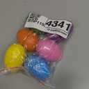 Leinuosen 6 Pcs Easter Multicolor Hollow Wooden Easter Egg Set Pastel Fillable Wood Eggs for Crafts 2.75 x 2.13 Inches Easters Basket Stuffer for Holiday Hunt Party Supplies Decor Craft(Bright Color)