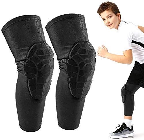 Knee Pads for Kids/Youth (Ages 5-15) - Shield Kneepads for Sports - Ideal kneePad for Basketball, Baseball, Football, Wrestling, Cycling, Volleyball - Kids' Cycling Protective Gear - Great Gift Ideal!