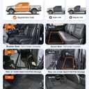 Floor Mats for F150 Ford 2015-2025 2026 and F150 Lightning 2022-2026 | SuperCrew with Bucket Seats and Factory Fold-Flat Under-Seat Storage Box, Custom Fit TPE All Weather Floor Liners, Anti-Slip