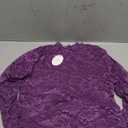 Avidlove Womens Sheer Lace Dress Sexy Long Sleeve Dress See Through Lingerie Short Mini Dresses for Party (No Linling), Purple, M