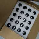 Set of 24 Veritek 14x1.5mm 1.8 Inch 45mm Overall Length 7/8 22mm Hex Black Duplex Acorn Lug Nuts for Cadillac Chevy Chevrolet Ford GMC Nissan RAM Toyota Aftermarket Custom SUV Truck Wheels