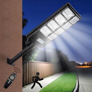 Waterproof Solar Lights Outdoor for Patio & Yard, Dusk to Dawn Motion Sensor Security Lighting, High Brightness Solar-Powered Garden Pathway Lamps (800W-1PACK)