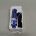 Dog Paw Trimmer, Low-Noise Dog Clippers for Grooming, 20mm-Blade Electric Pet Hair Trimmer with LED Light, Protective Cap, Rechargeable Pet Paw Grooming Clippers for Paws, Ears, Face, Jewel Blue