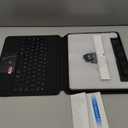 avakot Clear Magnetic Keyboard Case for iPad Air 13" (M3/M2 2025/2024) & iPad Pro 12.9" (6/5/4/3 Gen) 2018 2020 2021 2022, 7-Color Backlit & Multi-Touch Trackpad, Rotatable & Liftable w/Stand, Black