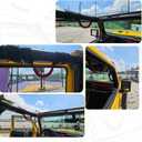 Grab Handles Roll Bar Hand Grips Accessories for Jeep Wrangler TJ JK JL & Gladiator, fits Sahara/Rubicon/Willys/4XE/Sport (No Sky One-Touch), Red 2 Packs